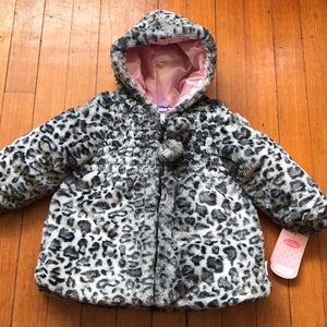 Baby faux fur coat
